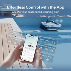 （2026 Upgrade）Bubot 800P Gen2 Robotic Pool Cleaner – Smart Navigation, App Control & Scheduling, for Inground Pools Up to 1,076 Sq.Ft., Cleans Floor, Wall & Waterline